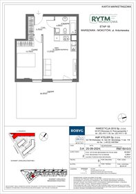 rzut mieszkanie na sprzedaż 40m2 mieszkanie Warszawa, Mokotów, Antoniewska 3B