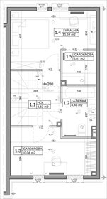 rzut dom na sprzedaż 73m2 dom Warszawa, Wilanów, ul. Gratyny 13