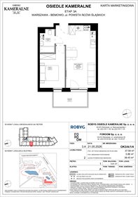 rzut mieszkanie na sprzedaż 38m2 mieszkanie Warszawa, Powstańców Śląskich