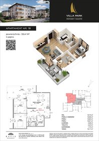 rzut mieszkanie na sprzedaż 59m2 mieszkanie Augustów, Wypoczynkowa