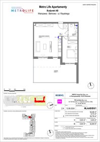 rzut mieszkanie na sprzedaż 52m2 mieszkanie Warszawa, Bemowo, Rayskiego