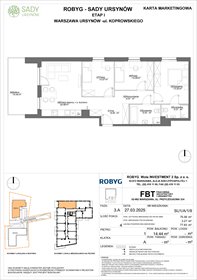 rzut mieszkanie na sprzedaż 76m2 mieszkanie Warszawa, Koprowskiego