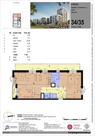 rzut mieszkanie na sprzedaż 78m2 mieszkanie Poznań, Komandoria, Świętego Michała 36