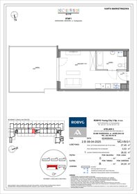 rzut mieszkanie na sprzedaż 27m2 mieszkanie Warszawa, Bemowo, Szeligowska