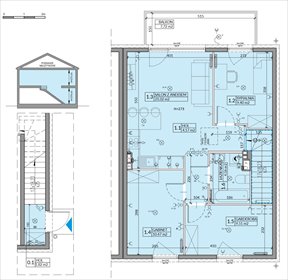 rzut mieszkanie na sprzedaż 64m2 mieszkanie Radzymin, Witosa