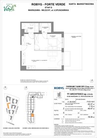 rzut mieszkanie na sprzedaż 45m2 mieszkanie Warszawa, Włochy, Łopuszańska 28