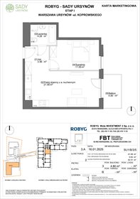 rzut mieszkanie na sprzedaż 42m2 mieszkanie Warszawa, Koprowskiego