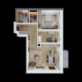 Nowe mieszkanie trzypokojowe Apartamenty Widokowe Bielsko - Biała, KAMIENICA, Sternicza 48 66m2 Foto 1