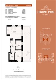 rzut mieszkanie na sprzedaż 64m2 mieszkanie Świdnica, Lipowa 14