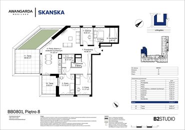 rzut mieszkanie na sprzedaż 112m2 mieszkanie Kraków, Prądnik Czerwony, Mogilska 126