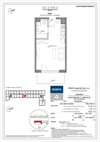 rzut mieszkanie na sprzedaż 28m2 mieszkanie Warszawa, Bemowo, Szeligowska