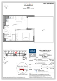 rzut mieszkanie na sprzedaż 36m2 mieszkanie Warszawa, Bemowo, Szeligowska