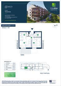rzut mieszkanie na sprzedaż 39m2 mieszkanie Wrocław, Fabryczna, Stabłowice, Łomnicka