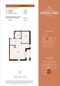 rzut mieszkanie na sprzedaż 55m2 mieszkanie Świdnica, Lipowa 14