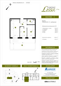 rzut mieszkanie na sprzedaż 50m2 mieszkanie Wrocław, ul. Pawła Eluarda 61-79