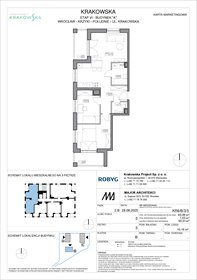 rzut mieszkanie na sprzedaż 64m2 mieszkanie Wrocław, Krzyki, Krakowska 112