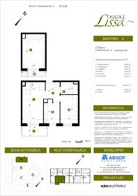 rzut mieszkanie na sprzedaż 60m2 mieszkanie Wrocław, ul. Pawła Eluarda 61-79