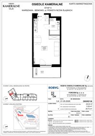 rzut mieszkanie na sprzedaż 29m2 mieszkanie Warszawa, Powstańców Śląskich