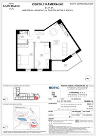 rzut mieszkanie na sprzedaż 59m2 mieszkanie Warszawa, Powstańców Śląskich