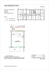 rzut mieszkanie na sprzedaż 34m2 mieszkanie Kraków, Krowodrza, Papierni Prądnickich 48