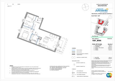 rzut mieszkanie na sprzedaż 56m2 mieszkanie Warszawa, Włochy, Jutrzenki 106F