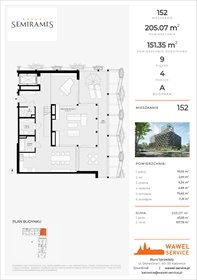 rzut mieszkanie na sprzedaż 205m2 mieszkanie Katowice, Bogucice - Dąbrówka Mała, Wiertnicza 32