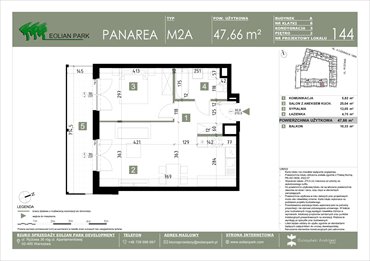 rzut mieszkanie na sprzedaż 48m2 mieszkanie Warszawa, Ursus, Ryżowa