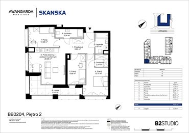 rzut mieszkanie na sprzedaż 76m2 mieszkanie Kraków, Prądnik Czerwony, Mogilska 126