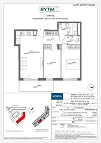 Nowe mieszkanie trzypokojowe Rytm Mokotowa Warszawa, Mokotów, Antoniewska 64m2 Foto 1