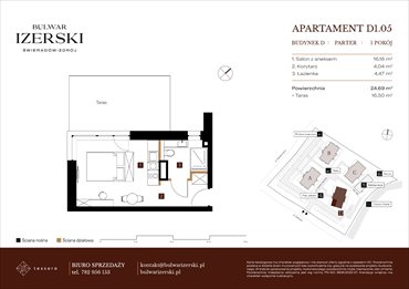 rzut mieszkanie na sprzedaż 25m2 mieszkanie Świeradów Zdrój, Senatoryjna/Szkolna