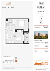 rzut mieszkanie na sprzedaż 40m2 mieszkanie Kraków, Mistrzejowice, Osiedle Piastów 63