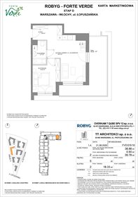 rzut mieszkanie na sprzedaż 39m2 mieszkanie Warszawa, Włochy, Łopuszańska 28