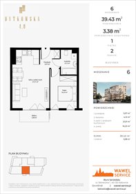 rzut mieszkanie na sprzedaż 39m2 mieszkanie Katowice, Bytkowska