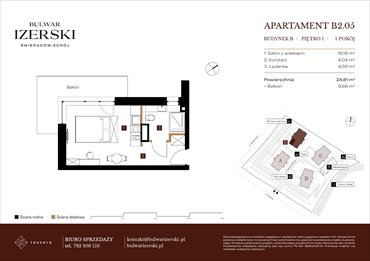 rzut mieszkanie na sprzedaż 25m2 mieszkanie Świeradów Zdrój, Senatoryjna/Szkolna