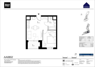 rzut mieszkanie na sprzedaż 62m2 mieszkanie Warszawa, Wola, Kolejowa