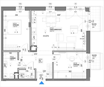 rzut mieszkanie na sprzedaż 68m2 mieszkanie Ożarów Mazowiecki, Widok