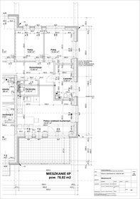 rzut mieszkanie na sprzedaż 79m2 mieszkanie Gliwice, Nad Stawem 10 B i 12B
