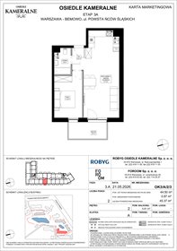 rzut mieszkanie na sprzedaż 45m2 mieszkanie Warszawa, Powstańców Śląskich