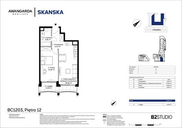 rzut mieszkanie na sprzedaż 47m2 mieszkanie Kraków, Prądnik Czerwony, Mogilska 126