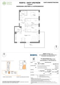 rzut mieszkanie na sprzedaż 79m2 mieszkanie Warszawa, Koprowskiego