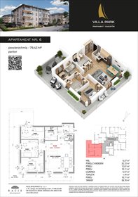 rzut mieszkanie na sprzedaż 79m2 mieszkanie Augustów, Wypoczynkowa