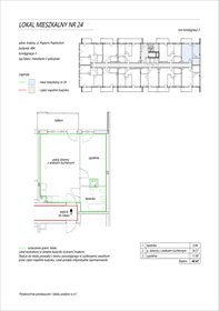 rzut mieszkanie na sprzedaż 42m2 mieszkanie Kraków, Krowodrza, Papierni Prądnickich 48