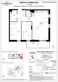 rzut mieszkanie na sprzedaż 72m2 mieszkanie Warszawa, Powstańców Śląskich