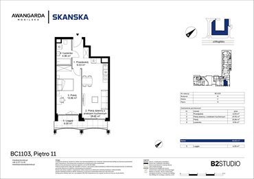 rzut mieszkanie na sprzedaż 47m2 mieszkanie Kraków, Prądnik Czerwony, Mogilska 126