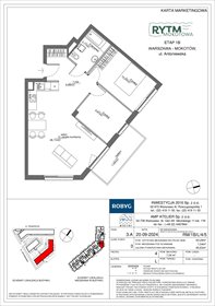 rzut mieszkanie na sprzedaż 64m2 mieszkanie Warszawa, Mokotów, Antoniewska 3B