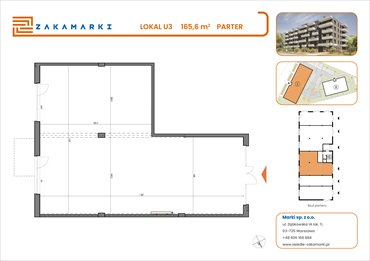 rzut lokal użytkowy na sprzedaż 166m2 lokal użytkowy Marki, Aleja Józefa Piłsudskiego 102