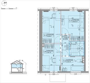 rzut dom na sprzedaż 78m2 dom Sulejówek, Szklarniowa