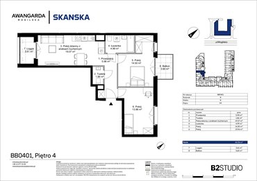 rzut mieszkanie na sprzedaż 60m2 mieszkanie Kraków, Prądnik Czerwony, Mogilska 126