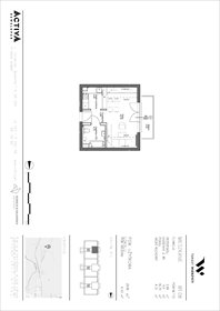 rzut mieszkanie na sprzedaż 29m2 mieszkanie Gniew, Leśna 21