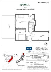 rzut mieszkanie na sprzedaż 65m2 mieszkanie Warszawa, Mokotów, Antoniewska 3B